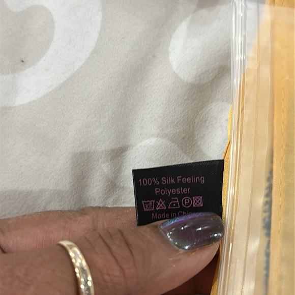 100% Silk Feeling Polyester small square Scarf Women neckerchief Floral style - Picture 9 of 10